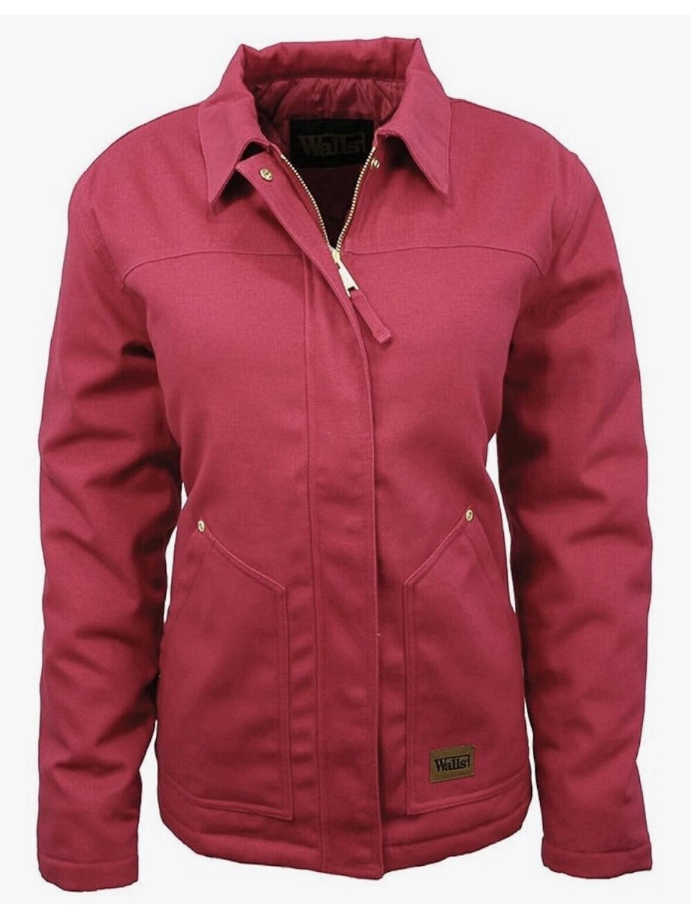 Walls Barn Chore Coat Quilt Lined Insulated Berry Pink Women’s Size S HTF NWT